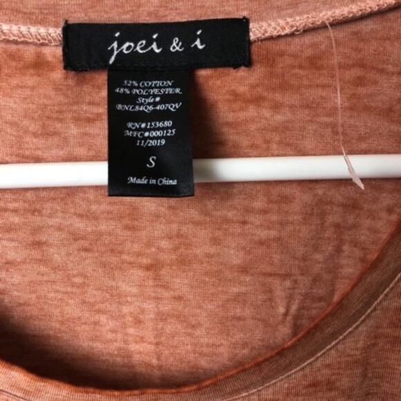 Joei & I Faith  Short Sleeve Crew Neck Womens Graphic Tee Size S - Picture 3 of 7